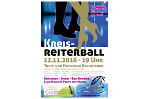 Kreisreiterverband Neu-Ulm Kreisreiterball Plakat