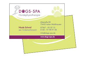 Visitenkarten dogs-spa