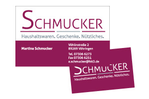 Visitenkarten Martina Schmucker